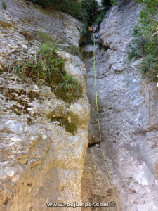 Rápel - Torrent Clot de Sajolida - Montserrat - RocJumper