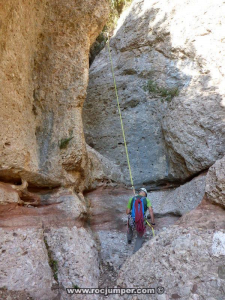 Rápel - Torrent Clot de Sajolida - Montserrat - RocJumper