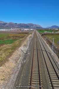 Vías de tren en Mezkia