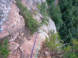 Largo 1 - Vía Princesetes del Bosc - Agulla de la Foradada - Montserrat - RocJumper