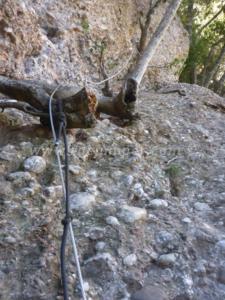 Cable y cuerda fija - Vía Ferrata Borinot - Montserrat - RocJumper