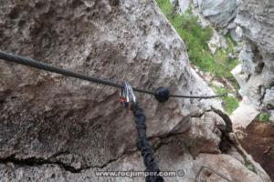 Chimenea - Vía Ferrata Klettersteig Schustergangl - Steinplatte - RocJumper