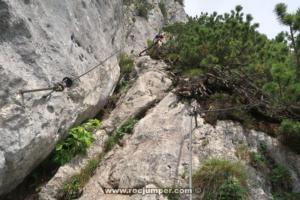 Flanqueo - Vía Ferrata Klettersteig Schustergangl - Steinplatte - RocJumper