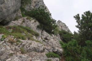 Flanqueo - Vía Ferrata Klettersteig Schustergangl - Steinplatte - RocJumper