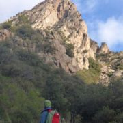 Aresta GER (V 145 m) Roc Ponent - Barranc de Castellfollit (Poblet, Tarragona) - Viaje granítica