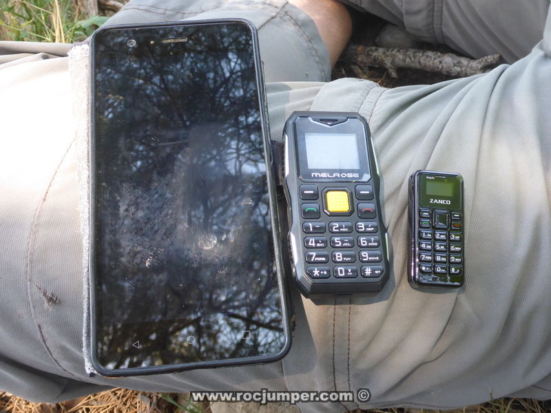 Comparación Tamaño Smartphone - Mini Teléfono - Micro Teléfono - RocJumper