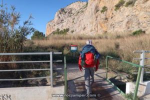 Sendero acceso La Falconera