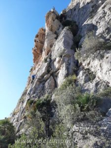 Largo 1 - Vía Mutant World - Pic de Martell - Garraf - RocJumper