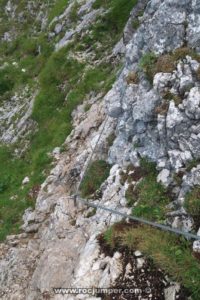 Tramo 24 Flanqueo- Vía Ferrata Tegelbergsteig - RocJumper