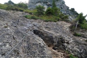 Tramo 33 Rampas - Vía Ferrata Fingersteig - RocJumper