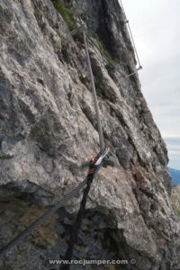 Tramo 34 Techillo - Vía Ferrata Fingersteig - RocJumper