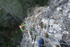 Vertical - Vía Ferrata Fuente de Godalla - Enguera - RocJumper