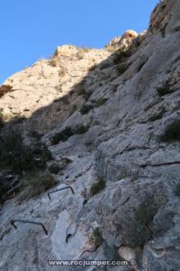 Vía - Vía Ferrata Canelobre - Busot - RocJumper