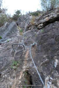 Vertical - Vía Ferrata Fuente de Godalla - Enguera - RocJumper