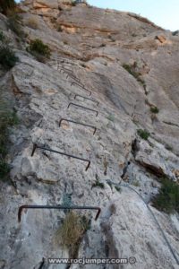 Grapas - Vía Ferrata Canelobre - Busot - RocJumper