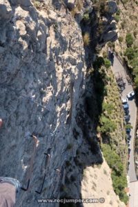 Antiroce rápel - Vía Ferrata Canelobre - Busot - RocJumper