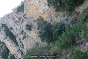 Tramo Equipado hacia rápeles - Vía Ferrata Norte del Cid - RocJumper