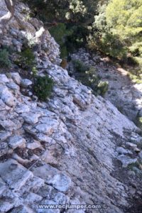 Flanqueo Equipado Retorno - Vía Ferrata Xorret de Catí - RocJumper