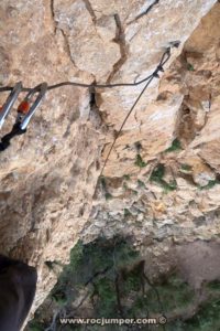 Tramo 3 Cable - Vía Ferrata Norte del Cid - RocJumper