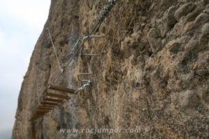 Puente de Tablones Tramo 2 - Vía Ferrata Serra de les Canals - RocJumper