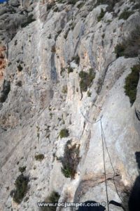 Flanqueos - Vía Ferrata Sierra de la Vila - Villena - RocJumper