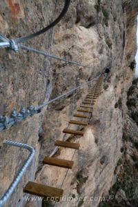 Puente de Tablones Tramo 2 - Vía Ferrata Serra de les Canals - RocJumper