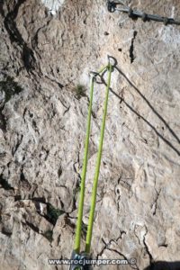 Rápel 1 - Vía Ferrata Ponoig Ponotx Ponoch - Polop de la Marina - RocJumper