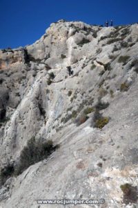 Enlace - Vía Ferrata Castillo de Salvatierra - Vía Ferrata Sierra de la Vila - Villena - RocJumper