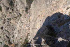 Enlace - Vía Ferrata Castillo de Salvatierra - Vía Ferrata Sierra de la Vila - Villena - RocJumper