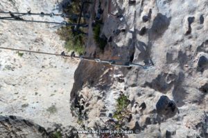 Anclajes Puente Tibetano - Vía Ferrata Castillo de Salvatierra - Vía Ferrata Sierra de la Vila - Villena - RocJumper