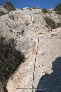 Final - Vía Ferrata Castillo de Salvatierra - Vía Ferrata Sierra de la Vila - Villena - RocJumper