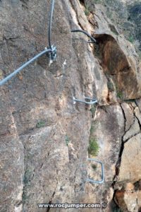 Tramo Vertical - Vía Ferrata Redován - RocJumper