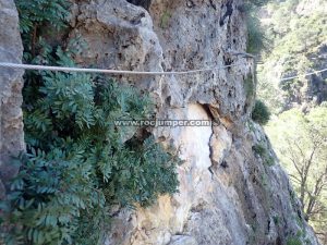 Ampliación Flanqueo K4 - Vía Ferrata Fuente de Godalla - Enguera - RocJumper