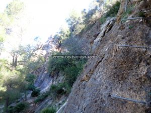 Ampliación Flanqueo K4 - Vía Ferrata Fuente de Godalla - Enguera - RocJumper