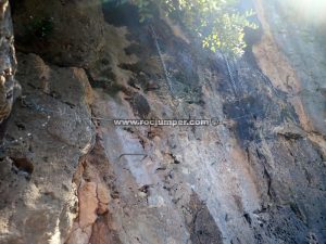 Péndulos - Vía Ferrata Fuente de Godalla - Enguera - RocJumper