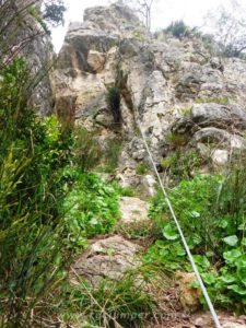 Hacia foradada - Vía Ferrata Castellot - Castellví de la Marca - RocJumper