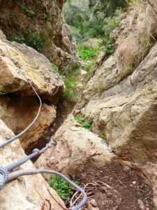 Después del agujero - Vía Ferrata Castellot - Castellví de la Marca - RocJumper