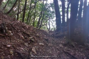 Camino retorno - Vía Manyos - La Prenyada - Montserrat