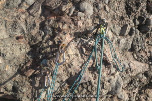 Reunión Largo 1 - Vía Variante de la Canal - Codolosa - Montserrat - RocJumper