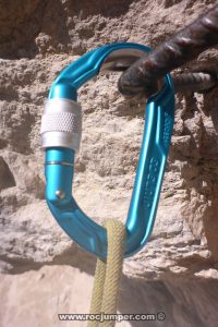 Mosquetón Edelrid Bulletproof Screw Azul