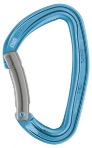 Mosquetón Petzl Djinn Curvo Azul