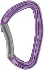 Mosquetón Petzl Djinn Curvo Morado