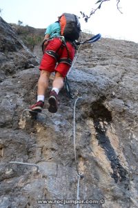 Muro - Tramo 2 - Vía Ferrata Roca Narieda - RocJumper