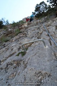 Muro - Tramo 2 - Vía Ferrata Roca Narieda - RocJumper