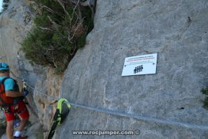 Plataforma 1 - Tramo 2 - Vía Ferrata Roca Narieda - RocJumper