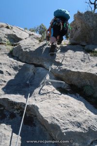 Muro - Tramo 2 - Vía Ferrata Roca Narieda - RocJumper