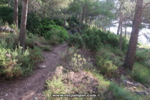 Sendero Aproximación Vía Aresta de SRG - Creu de Montmell - RocJumper