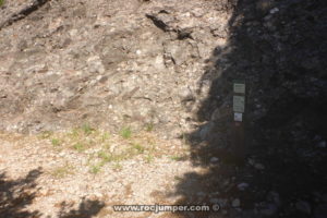 Desvío delante de Antigua Ermita de Sant Joan