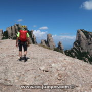 Vía Nautilus Original (V 270 m Obligado IV+) Montgròs (Montserrat, Barcelona)