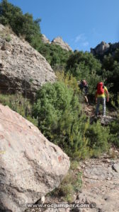 Desvío al sendero - Carena del Cap de Sant Joan